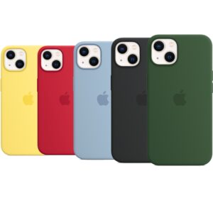 iphone silicone case avec MagSafe 13 cache apple original | PRIX